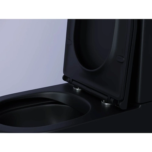 Унитаз напольный Ceramica Nova Metropol CN4001TMB смыв торнадо черный матовый Унитаз напольный Ceramica Nova Metropol CN4001TMB смыв торнадо черный матовый