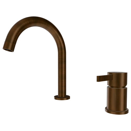 Смеситель для раковины Remer Metrica MC57BR, бронза масляная Смеситель для раковины Remer Metrica MC57BR, бронза масляная