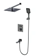 Душевая система Wonzon & Woghand с термостатом, встраиваемая, темный графит (WW-88929003-BGM) Душевая система Wonzon & Woghand с термостатом, встраиваемая, темный графит (WW-88929003-BGM)