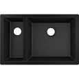 Кухонная мойка Hansgrohe S51 S510-U635 180/450 43433170, черный графит Кухонная мойка Hansgrohe S51 S510-U635 180/450 43433170, черный графит
