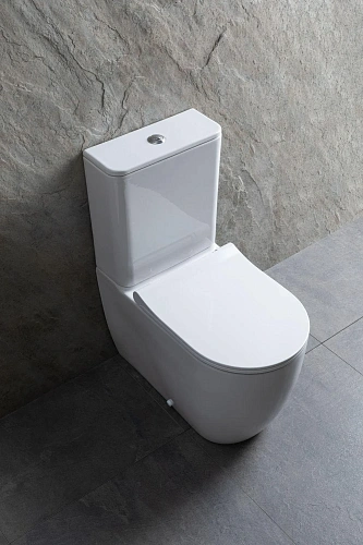 Чаша напольного унитаза Allen Brau Priority 4.31003.20 с крышкой, белый Чаша напольного унитаза Allen Brau Priority 4.31003.20 с крышкой, белый