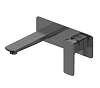Смеситель для раковины Wonzon &amp; Woghand встраиваемый, темный графит (WW-88869003-BGM)