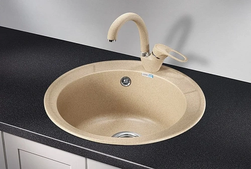 Кухонная мойка Granula 4802, БЕЖЕВЫЙ, СтандАРТ кварц 480 Кухонная мойка Granula 4802, БЕЖЕВЫЙ, СтандАРТ кварц 480