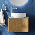 Тумба с раковиной STWORKI Ноттвиль 60 дуб верона, с отверстием под смеситель 414394 Тумба с раковиной STWORKI Ноттвиль 60 дуб верона, с отверстием под смеситель 414394