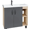 Тумба под раковину GROSSMAN ФЛАЙ-80 см дуб сонома/серая (ум.Фостер 80-Пр) напольная 108002 Тумба под раковину GROSSMAN ФЛАЙ-80 см дуб сонома/серая (ум.Фостер 80-Пр) напольная 108002