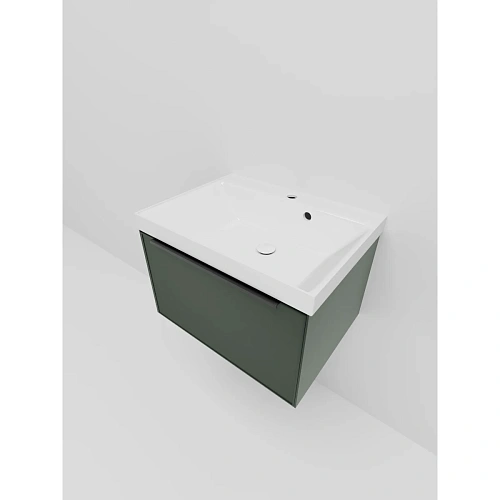 Тумба под раковину La Fenice SIMPLA Grigio 60 FNC-01-SIM-G-60 серо-зеленая Тумба под раковину La Fenice SIMPLA Grigio 60 FNC-01-SIM-G-60 серо-зеленая