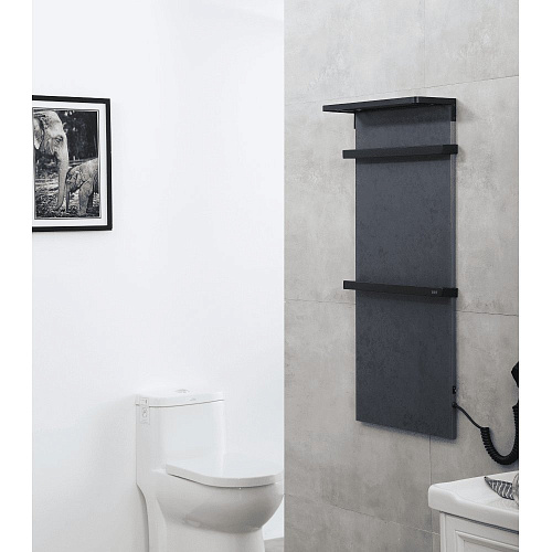 Полотенцесушитель электрический Black&White N-388AG Armani Grey (900х400x139) Полотенцесушитель электрический Black&White N-388AG Armani Grey (900х400x139)