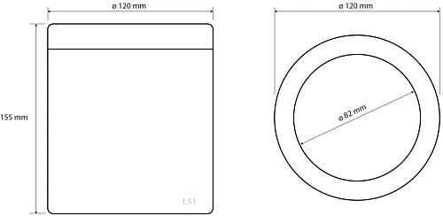 Корзина для мусора Bemeta 137115205 Корзина для мусора Bemeta 137115205