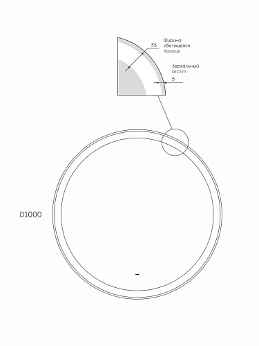 Зеркало PRATO Бьянко пдз 51-100 243 01-51100-00 00 Зеркало PRATO Бьянко пдз 51-100 243 01-51100-00 00