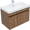 Тумба с раковиной Aquanet Оптима 80 00345359 дуб рустикальный