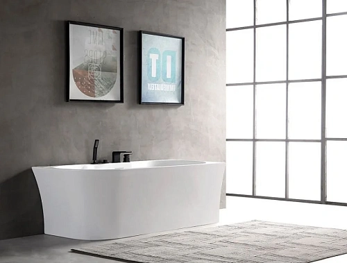 Акриловая ванна ABBER AB9335-1.7 R 170x78 правосторонняя, белая Акриловая ванна ABBER AB9335-1.7 R 170x78 правосторонняя, белая