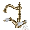 Смеситель для раковины Caprigo СADRIA-Classic с донным клапаном бронза, 03-526-vot Смеситель для раковины Caprigo СADRIA-Classic с донным клапаном бронза, 03-526-vot
