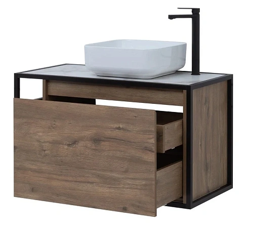 Тумба под раковину Aquanet Nova Lite Loft 90 R дуб рустикальный 00261659 Тумба под раковину Aquanet Nova Lite Loft 90 R дуб рустикальный 00261659