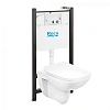 Комплект унитаза Roca Debba 893104970 Rimless с инсталляцией;сиденьем дюропласт;без панели смыва Комплект унитаза Roca Debba 893104970 Rimless с инсталляцией;сиденьем дюропласт;без панели смыва