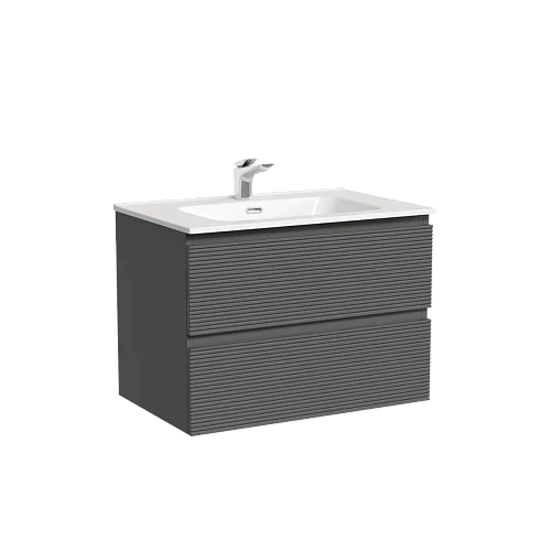 Тумба под раковину Sancos Folk FL70GS 690х445х500 Grey soft, подвесная Тумба под раковину Sancos Folk FL70GS 690х445х500 Grey soft, подвесная
