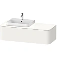 Тумба под раковину Duravit Happy D.2 Plus HP4942L3636 подвесная 130 см белая шелковисто-матовый лак Тумба под раковину Duravit Happy D.2 Plus HP4942L3636 подвесная 130 см белая шелковисто-матовый лак