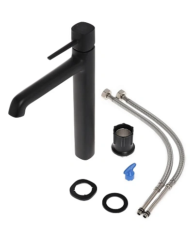 Смеситель для раковины Orange Karl M05-121b черный Смеситель для раковины Orange Karl M05-121b черный