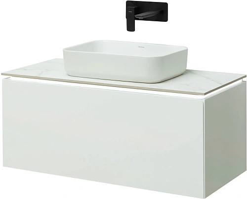 Тумба под раковину Allen Brau Infinity 100 1.21004.WM белый матовый Тумба под раковину Allen Brau Infinity 100 1.21004.WM белый матовый