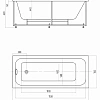 Акриловая ванна Aquatek Мия прямоугольная 165x70 см MIY165-0000001 Акриловая ванна Aquatek Мия прямоугольная 165x70 см MIY165-0000001