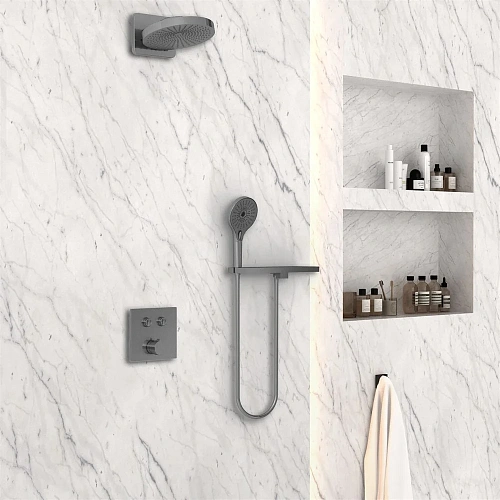 Душевая система Vincea Inspire VSFW-4I211RGM встраиваемая, вороненая сталь Душевая система Vincea Inspire VSFW-4I211RGM встраиваемая, вороненая сталь