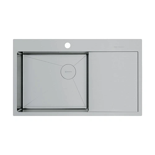 Кухонная мойка Omoikiri Akisame 86-IN-L Side нержавеющая сталь/нержавеющая сталь 4997031 Кухонная мойка Omoikiri Akisame 86-IN-L Side нержавеющая сталь/нержавеющая сталь 4997031