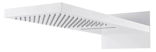 Верхний душ Boheme FUSION 419-2-MW White с каскадом Верхний душ Boheme FUSION 419-2-MW White с каскадом