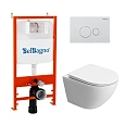 Комплект унитаза BelBagno UNO-TOR BB5177CH-TOR/SC с сиденьем, инсталляцией 2 в 1 BelBagno BB026/BB082BL (BB5177CH-TOR/SC/BB026/BB082BL) Комплект унитаза BelBagno UNO-TOR BB5177CH-TOR/SC с сиденьем, инсталляцией 2 в 1 BelBagno BB026/BB082BL (BB5177CH-TOR/SC/BB026/BB082BL)