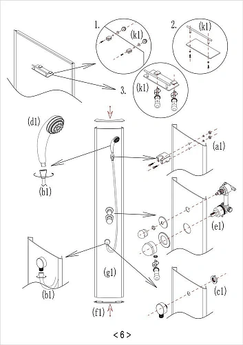 Душевая кабина Taliente 80x80x215см, четверть круга, матовое стекло TA-8080M Душевая кабина Taliente 80x80x215см, четверть круга, матовое стекло TA-8080M