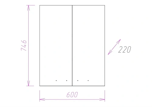 Шкаф Onika КРЕДО 60 306003 Шкаф Onika КРЕДО 60 306003