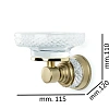 Мыльница Boheme AURA Gold 10243-G Мыльница Boheme AURA Gold 10243-G