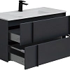 Тумба под раковину Allen Brau Reality 100 1.32007.AM антрацит матовый Тумба под раковину Allen Brau Reality 100 1.32007.AM антрацит матовый