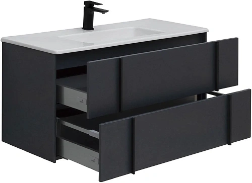 Тумба под раковину Allen Brau Reality 100 1.32007.AM антрацит матовый Тумба под раковину Allen Brau Reality 100 1.32007.AM антрацит матовый