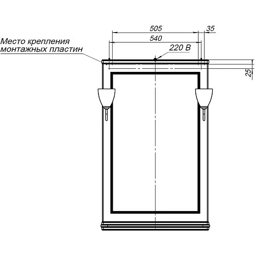 Зеркало Aquanet Валенса NEW 65 белый 00238828 Зеркало Aquanet Валенса NEW 65 белый 00238828