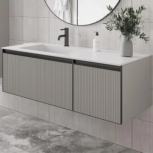 Тумба под раковину Armadi Art QUATRO 2 120см (80+40) LUNA профиль ANTHRACITE 790-M2-120-L-A Тумба под раковину Armadi Art QUATRO 2 120см (80+40) LUNA профиль ANTHRACITE 790-M2-120-L-A