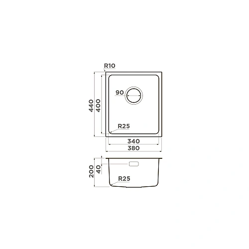 Кухонная мойка Omoikiri Tadzava 38-U/I-IN нерж.сталь/нержавеющая сталь 4993077 Кухонная мойка Omoikiri Tadzava 38-U/I-IN нерж.сталь/нержавеющая сталь 4993077