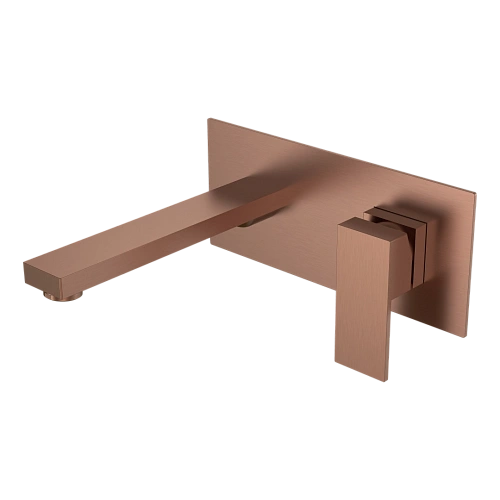 Смеситель для раковины Boheme Qubic 475-BRB встраиваемый Brushed Bronze Смеситель для раковины Boheme Qubic 475-BRB встраиваемый Brushed Bronze