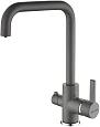 Смеситель для кухни Paulmark LOGAS серый металлик Lo213021-GRM Смеситель для кухни Paulmark LOGAS серый металлик Lo213021-GRM