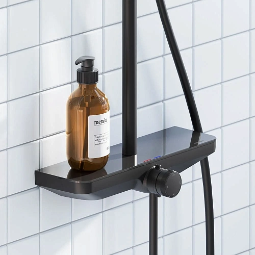 Душевая система Damixa Merkur 940730300 черный Душевая система Damixa Merkur 940730300 черный