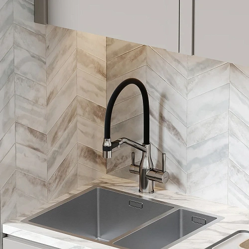 Смеситель для кухни Sancos Orta SC4008BN под фильтр, брашированный никель Смеситель для кухни Sancos Orta SC4008BN под фильтр, брашированный никель