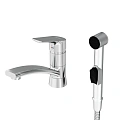 Смеситель для раковины Damixa Jupiter 770230001 с гигиеническим душем, хром Смеситель для раковины Damixa Jupiter 770230001 с гигиеническим душем, хром