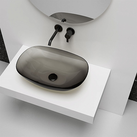 Раковина Vincea VBS-6T12B, 540x360x150, накладная, цвет черный