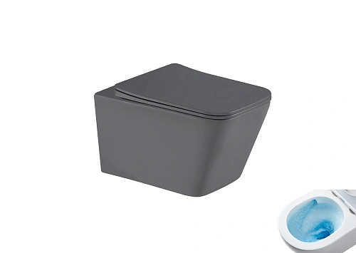 Унитаз подвесной Tornado Gid Tr2143TF-Dgm 62304Y серый матовый 49x34x36 с крышкой микролифт Унитаз подвесной Tornado Gid Tr2143TF-Dgm 62304Y серый матовый 49x34x36 с крышкой микролифт