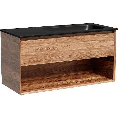 Тумба под раковину Sancos Marmi 1.0 MR1.0100RECH правая, 995х445х520, дуб чарльстон, подвесная Тумба под раковину Sancos Marmi 1.0 MR1.0100RECH правая, 995х445х520, дуб чарльстон, подвесная