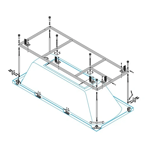 Каркас для ванны Cezares A42FT-190-90-MF Каркас для ванны Cezares A42FT-190-90-MF