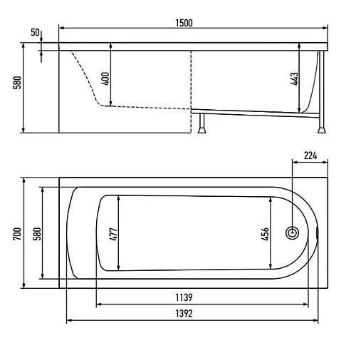 Акриловая ванна Timo MIKA MIKA1570-KT15-SPV1505-T-CM-FP15S 150x70 гидромассажная 6 джет Акриловая ванна Timo MIKA MIKA1570-KT15-SPV1505-T-CM-FP15S 150x70 гидромассажная 6 джет