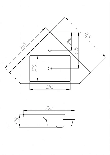 Раковина Aquaton Кантара 1A715331AN010 Раковина Aquaton Кантара 1A715331AN010