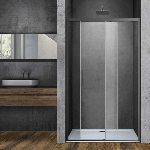 Душевая дверь Vincea Soft VDS-3SO110CLGM, 1100, вороненая сталь, стекло прозрачное Душевая дверь Vincea Soft VDS-3SO110CLGM, 1100, вороненая сталь, стекло прозрачное