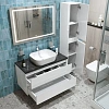 Тумба со столешницей и раковиной BelBagno KRAFT 100 kraft100bo-kepmno-1302-set подвесная KRAFT100BO-KEPMNO-1302-SET Тумба со столешницей и раковиной BelBagno KRAFT 100 kraft100bo-kepmno-1302-set подвесная KRAFT100BO-KEPMNO-1302-SET
