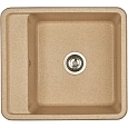Кухонная мойка Aquaton Беллис 57 1A724932BS220 из литого мрамора, песочный Кухонная мойка Aquaton Беллис 57 1A724932BS220 из литого мрамора, песочный
