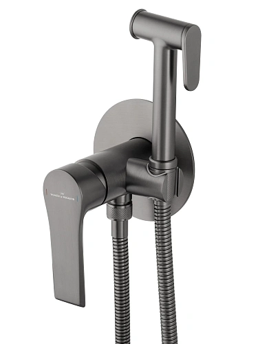 Гигиенический душ Wonzon & Woghand BRILLIANT темный графит (WW-88829079-BGM) Гигиенический душ Wonzon & Woghand BRILLIANT темный графит (WW-88829079-BGM)